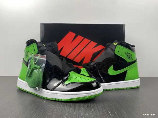 Rep LUCY 1 Green High OG Air Pine 555088-030 Jordan 0606